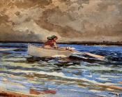 温斯洛 荷默 : Rowing at Prout's Neck
